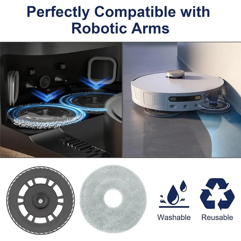 AF93-Wymienne płytki mopa do części do odkurzacza robota Dreame L10S Pro Ultra Heat, L20 Ultra, X40 Ultra