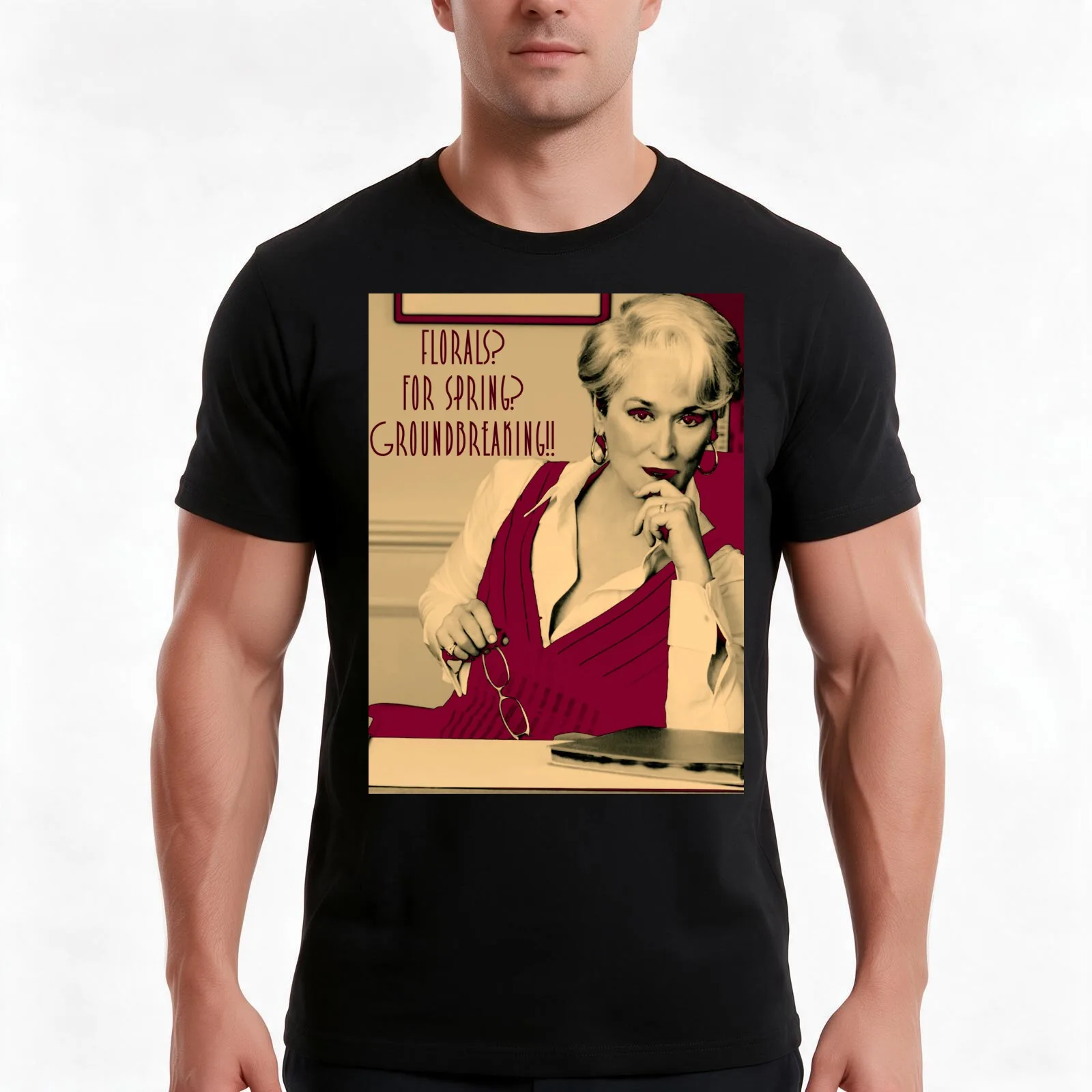 miranda Priestly Quotes 1 T-Shirt, Summer Casual Cotton Tee, Oversized Streetwear Tops, Vintage Graphic Print, Unisex Men Women