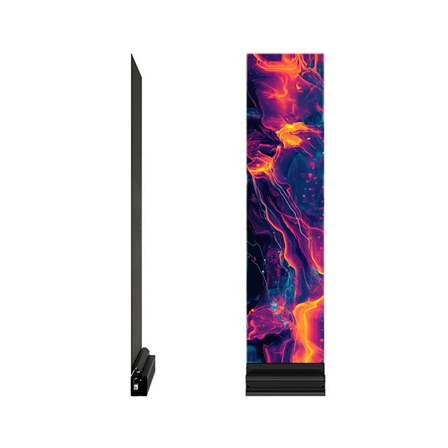 125x1200mm P2mm Holographic Transparent LED Film Screen, Aliexpress Hot Sale Invisible High Resolution for Glass Windows
