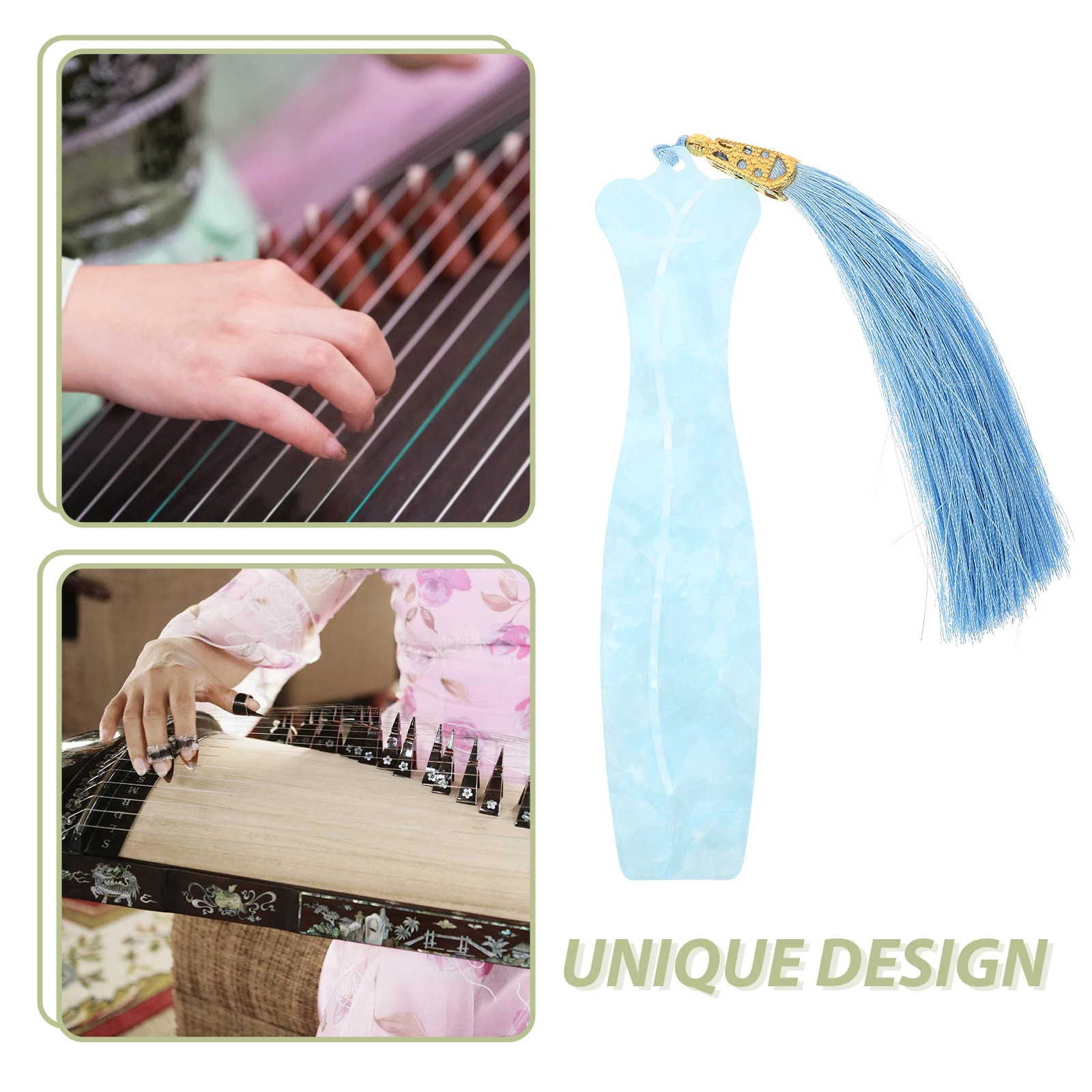 

Pipa Nail Card Nails Holder Pick Guzheng Storage Plates Organiser Organizer for Plastic Board Cheongsam