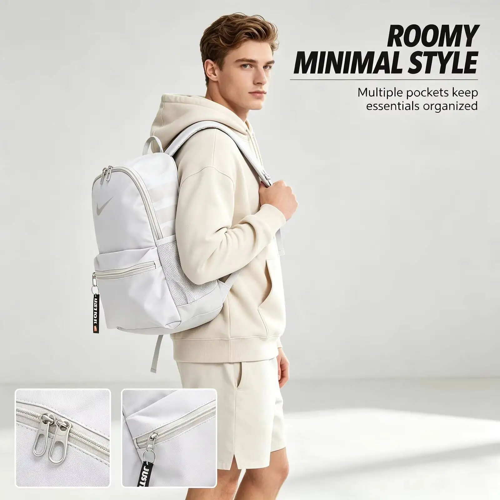New Nike Men's And Women's Bags, Outdoor Travel, Trendy Fashion Backpacks, Student School Bags