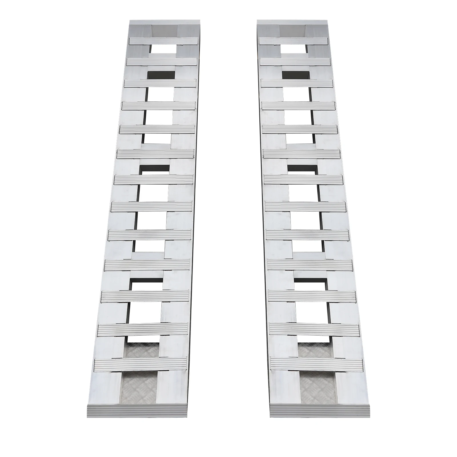 2 rampas de remolque para coche y camión de 80x15 pulgadas, rampas de remolque de aluminio, rampas de carga, capacidad de carga de 6000 libras