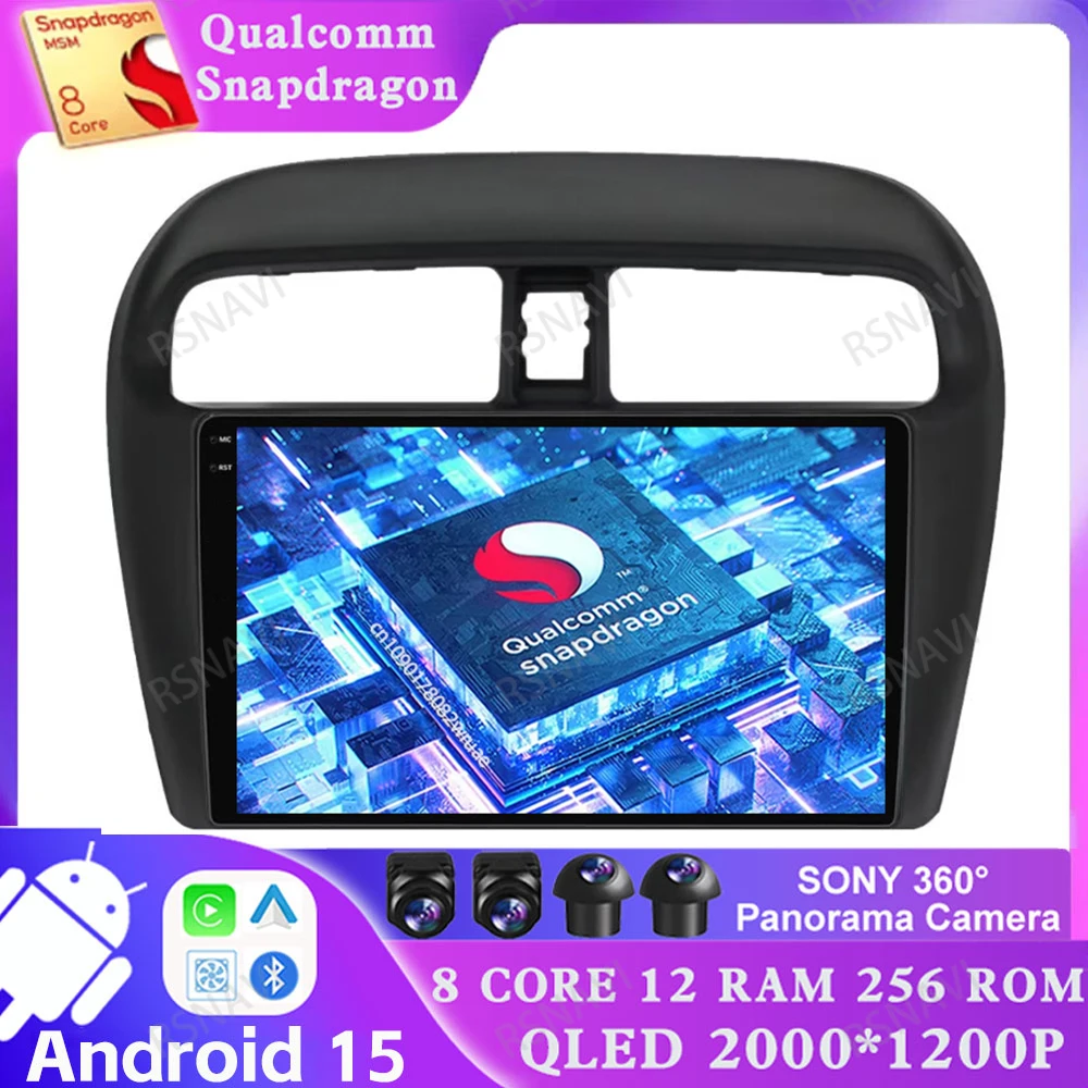 

Android 15 for Mitsubishi Mirage 6 Attrage 2012 2013 2014 2015 2016 2018 BT Head Unit Autoradio Qualcomm DSP DVD Car Radio GPS