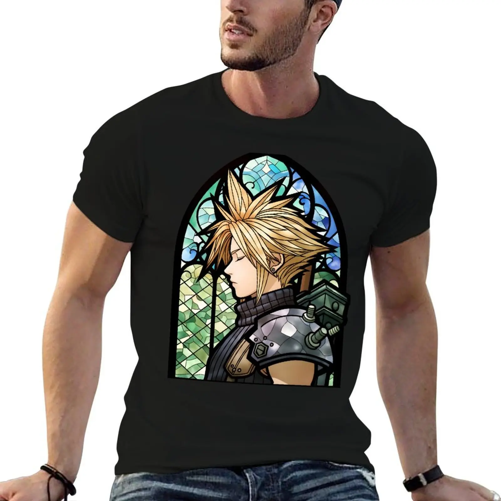 

Stained Glass Cloud T-Shirt t shirt men 100% cotton luxury brand t shirts for man cotton T-Shirt