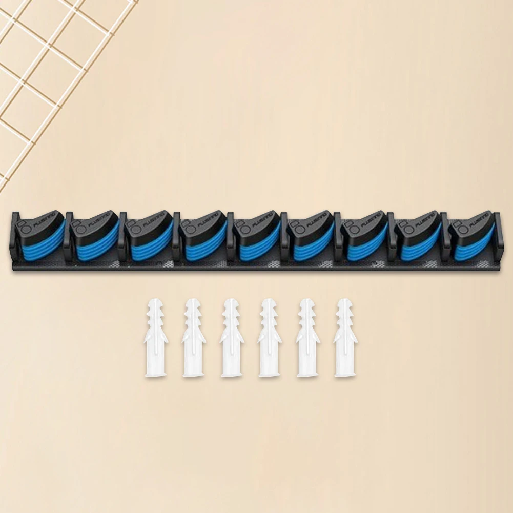 

Wall Mounted Fishing Rod Holder Vertical and Horizontal Pole Rack Fishing Pole Holder Up To 9 Rods Fishing Tools Accessories