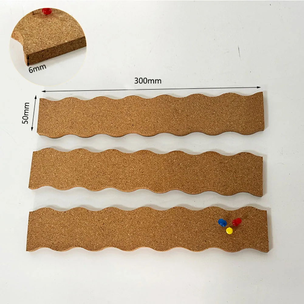 

Multipurpose Organize Corkboard Strips Frameless Living Room Reminders Cork Strips Office Decorative Cork Boards