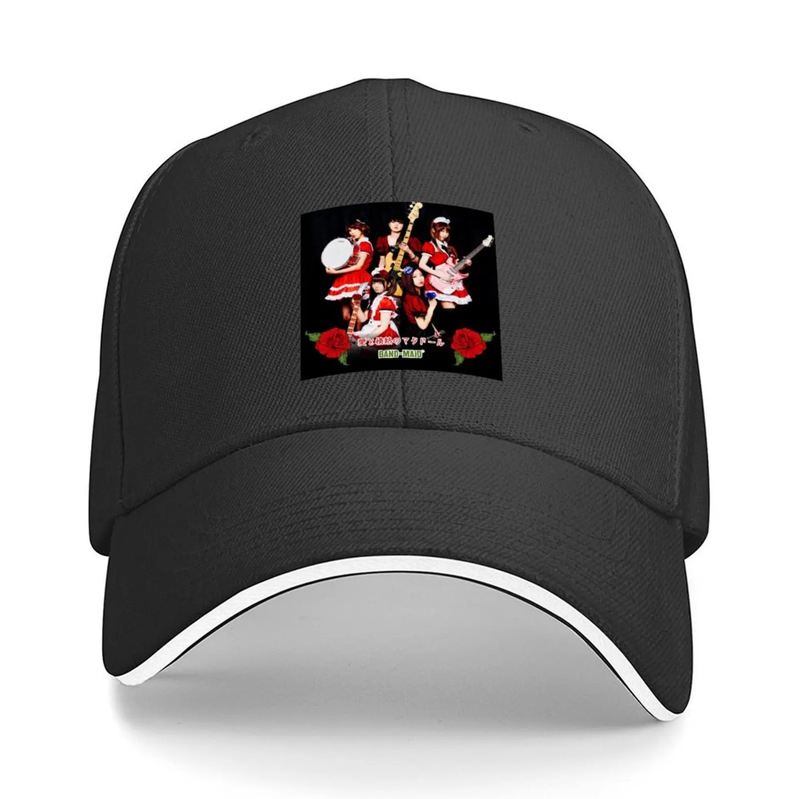 

Band Maid - This Member Wear Red Dress Baseball Cap Big Size Hat black funny hat western Hat Women's Men's
