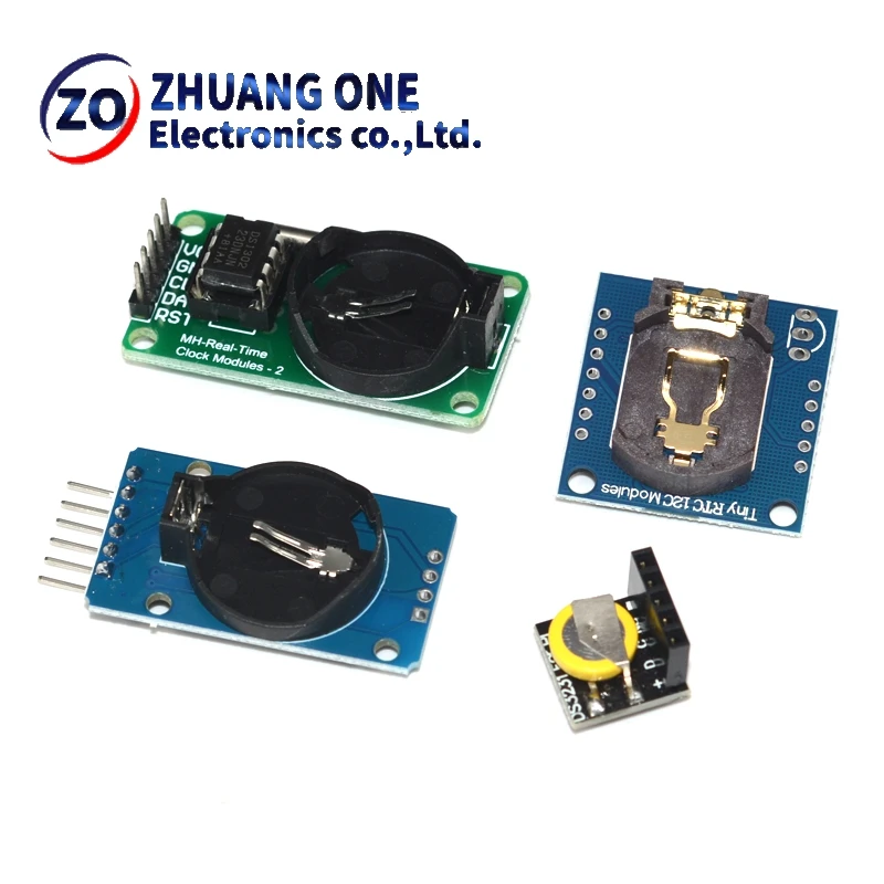 Módulo DS3231 AT24C32 IIC, módulo de reloj de precisión DS1302, módulo de memoria DS1307, mini módulo en tiempo Real 3,3 V/5V para Raspberry Pi