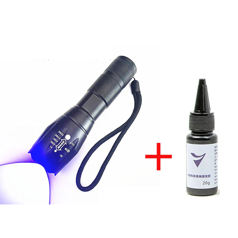 

v Легкий клей УФ-прозрачный клей для наращивания волос прозрачный клей 20 г вся цена 5 бутылок прозрачный v легкий клей для наращивания волос невидимый