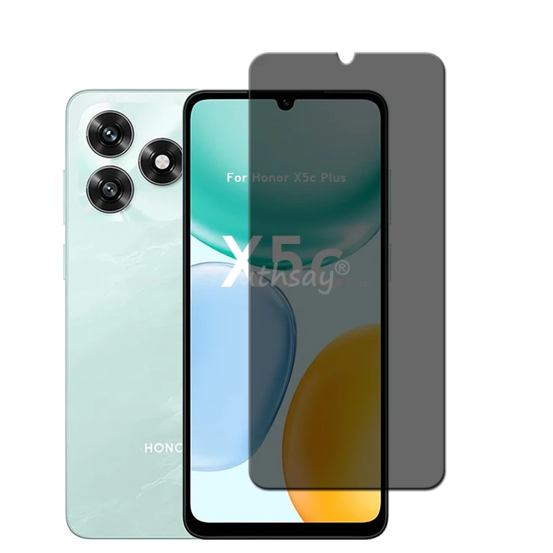 Privacy Screen Glass For Honor X5C Plus Glass Anti-Spy Protect Screen Honor X5C Plus Tempered Glass Honor X5C Plus Tempered Film