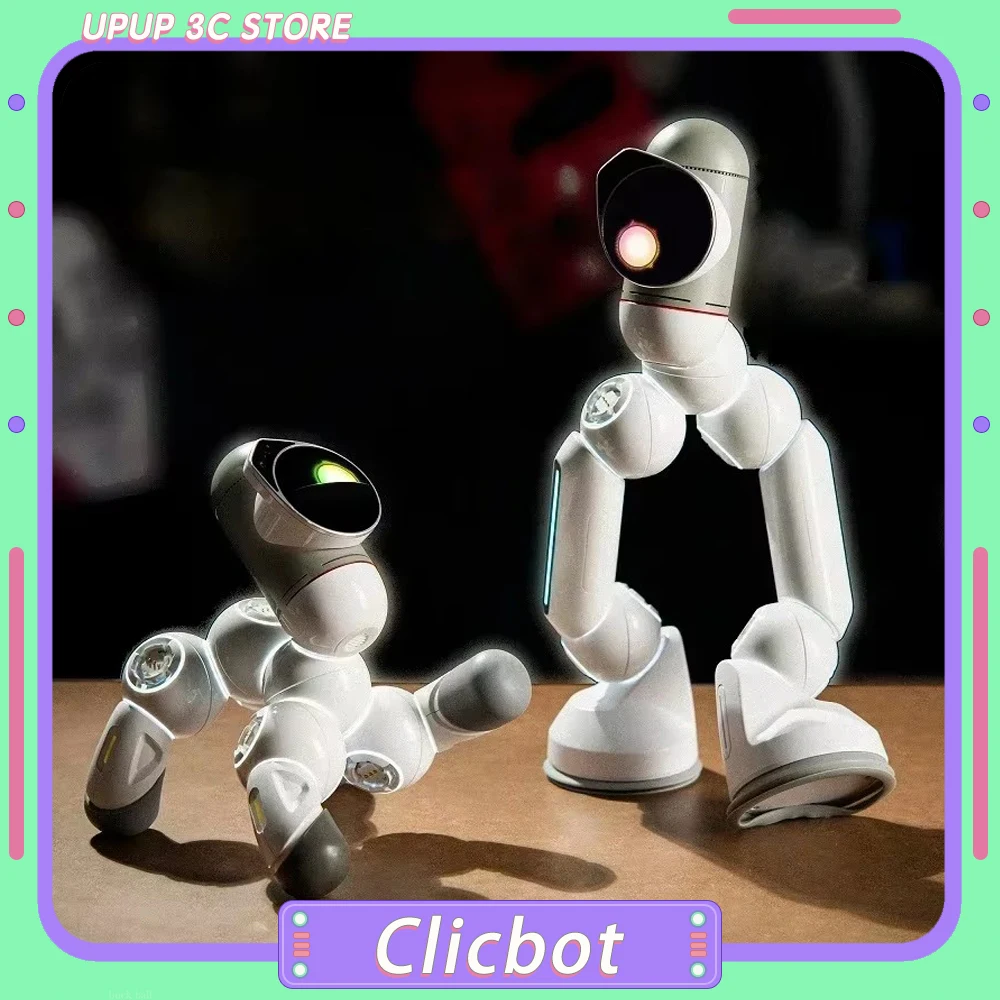 Clicbot Ai Robot Smart Advanced Suit Robots Intelligent Accompany Puzzle Robot Toys Modular Splicing Electronic Pets Custom Gift