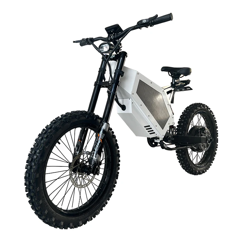 New Model 72V 5000 Watt Full Suspension Mountain Bike For Adult With Big Lithium Battery