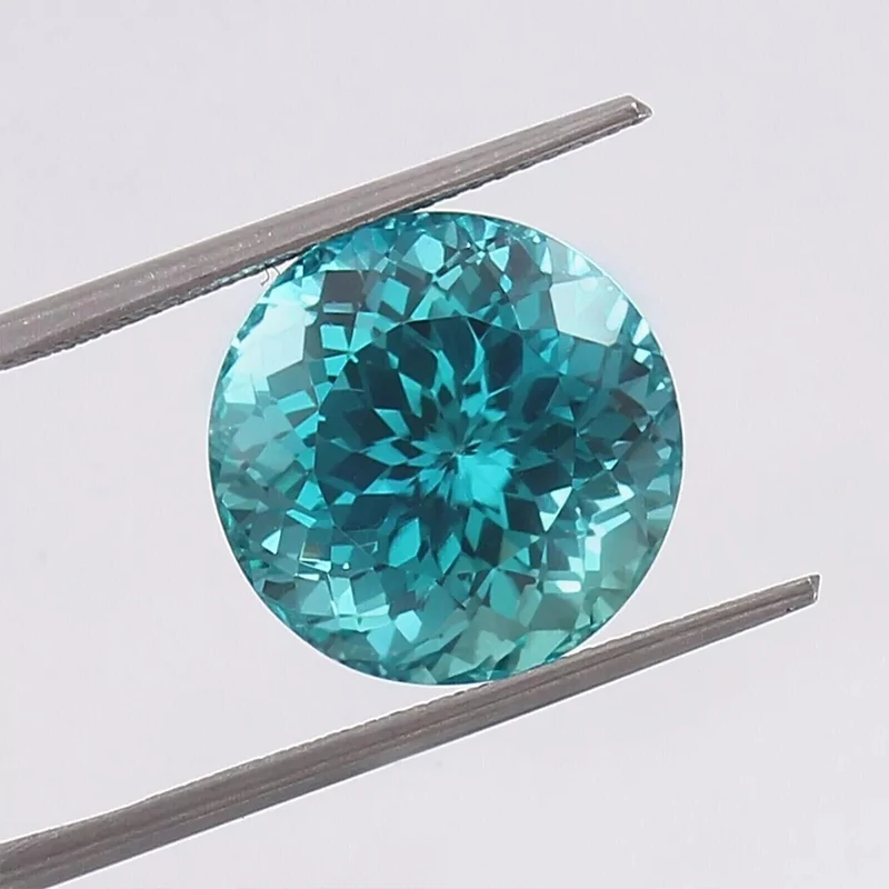 

Paraiba круглой формы, выращенный в лаборатории 100-граненой огранки, созданный в лаборатории сапфир, драгоценный камень, материалы для изготовления ювелирных изделий, выбор сертификат AGL