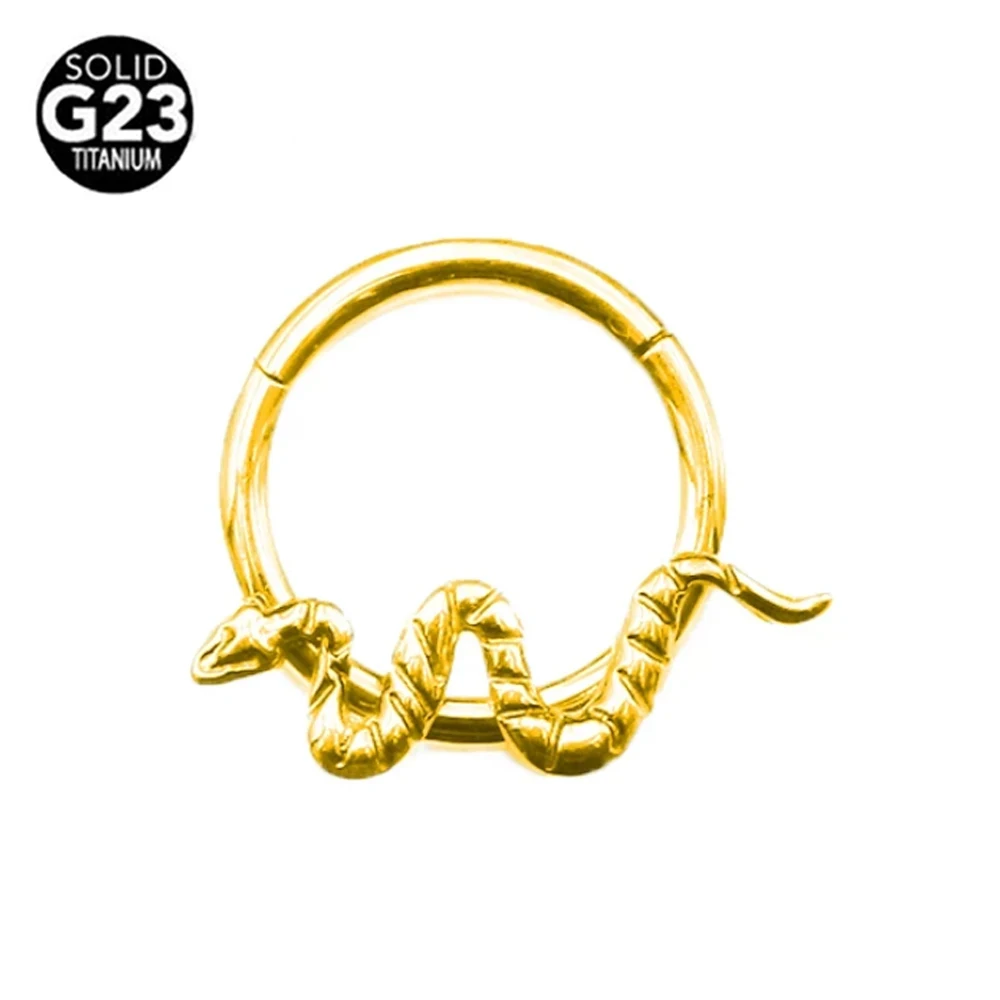 G23 Titanium Bee Septum Nose Ring Piercing