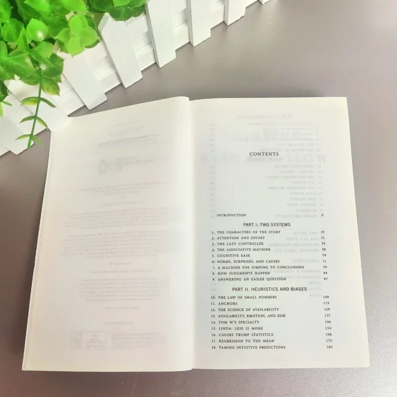 أفضل المبيعات Kahneman التفكير، قراءة سريعة وبطيئة الكتب الإنجليزية للبالغين مدى الحياة يستحق كتاب الإدارة الاقتصادية الحكمة