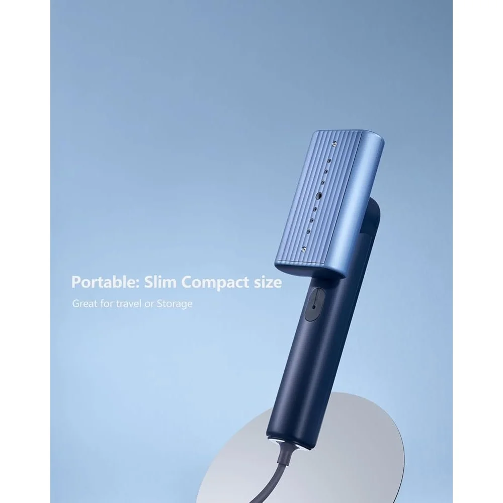 Vaporizador de viaje portátil 2 en 1 G9 1200W, eliminador de arrugas profesional ligero, vapor fuerte, calor rápido, uso continuo, compacto