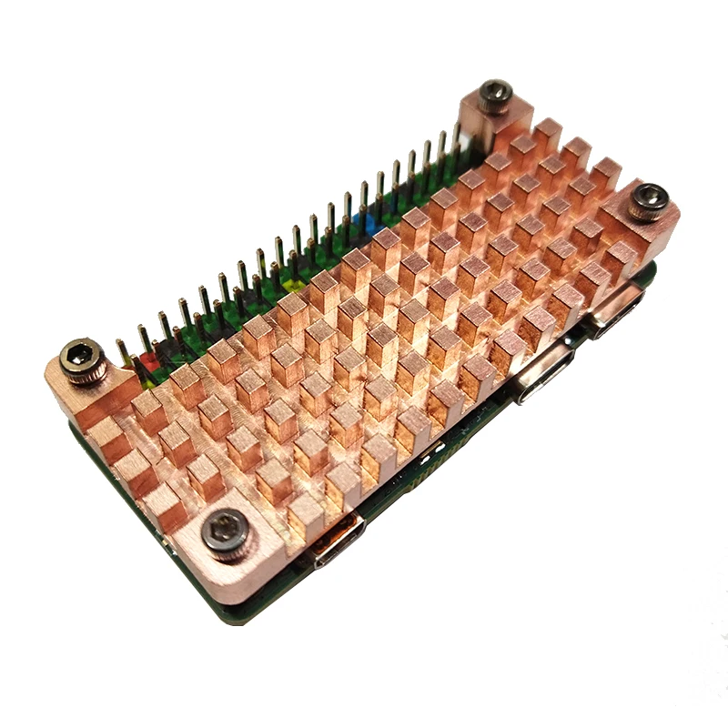 

Radxa Zero 3w Pure Copper Heatsink Protective Passive Cooling Enclosure For Radxa Zero 3w