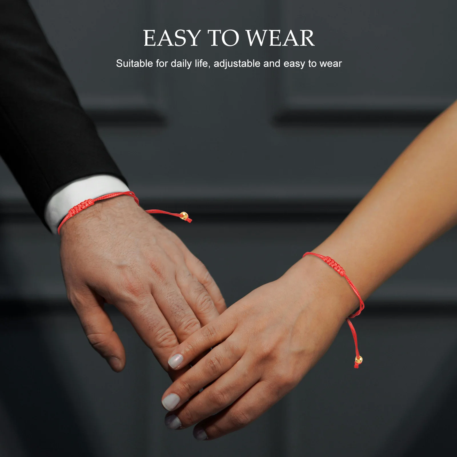 

7Pcs Red Rope Bracelets Adjustable String Bracelets for Women Men Lucky Protection Jewelry Red Rope Bracelet Protection Bracelet