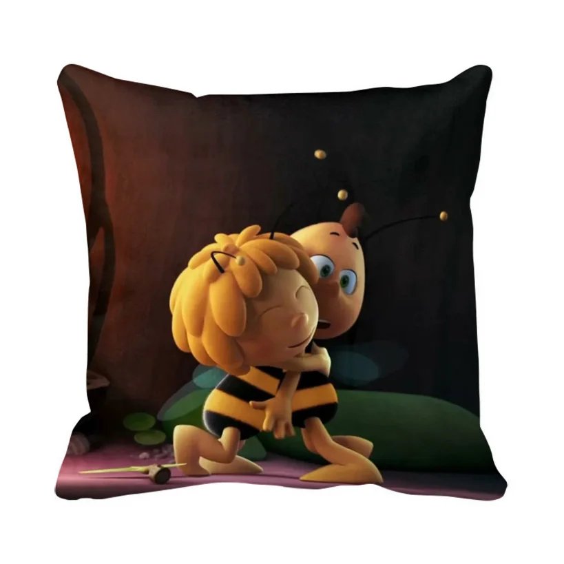 

Декоративные наволочки Maya The Bee Story для подушек 45x45, чехлы для подушек, 45*45, подушки, домашний декор, наволочки