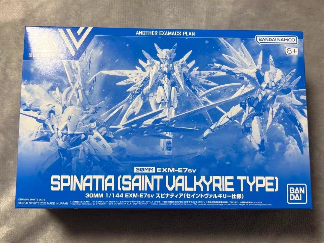 

Assembly Bandai Stock Original PB Limited 30MM EXM-E7sv SPINATIA(SAINT VALKYRIE TYPE)Anime Action Figures Toys Collectible Model