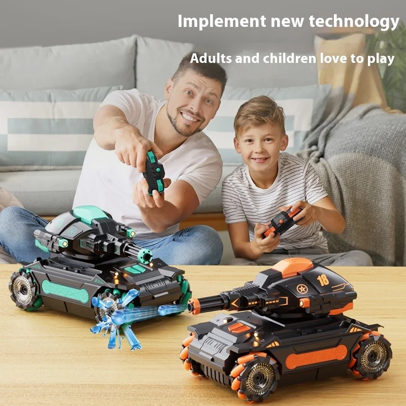 2.4g Multiplayer Competitive 4wd Off Road Gesture Sensing Multi Directional Driving Remote Control Tank Model Boy Toy Gift