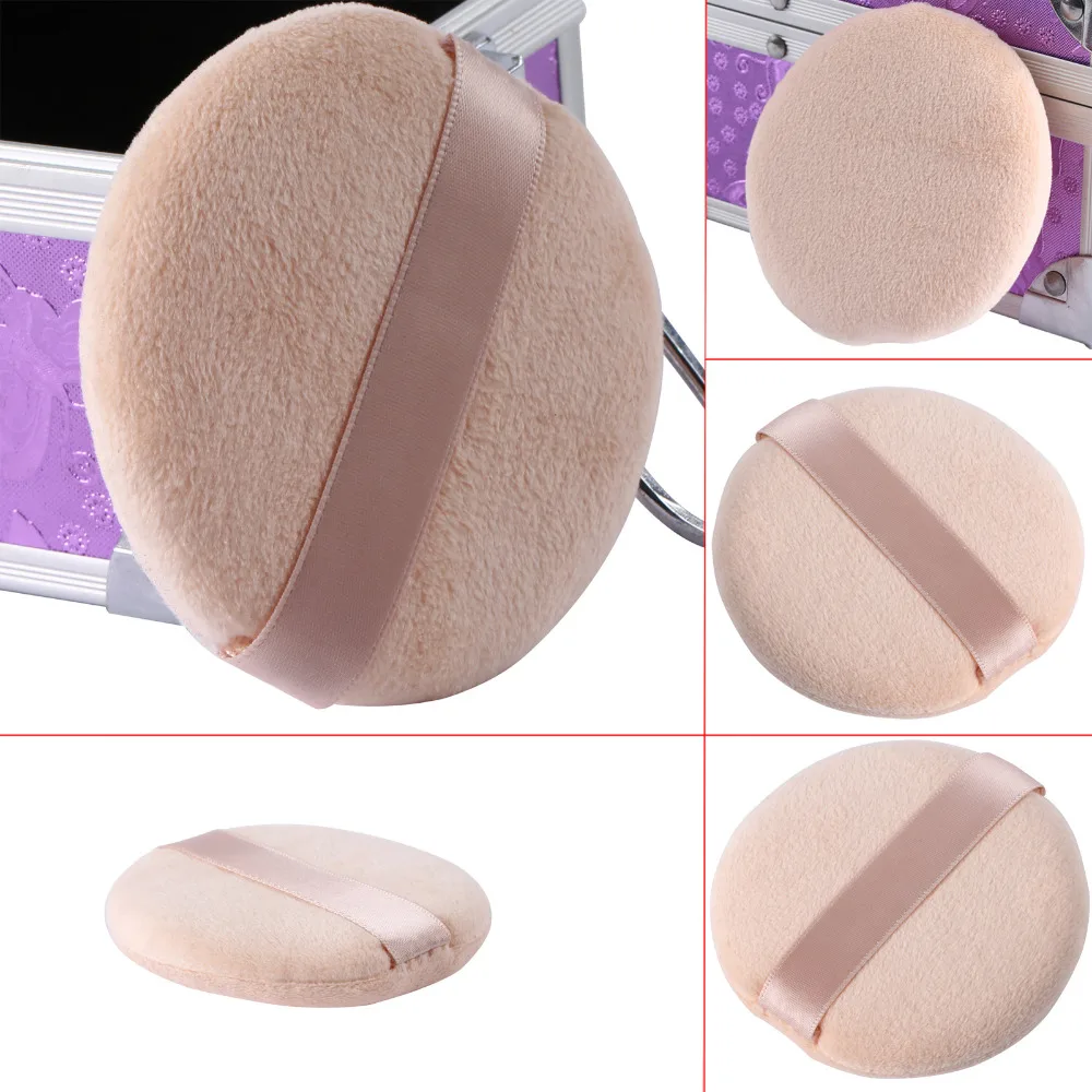 5PCS/lot Women Facial Face Body Beauty Flawless Smooth Cosmetic Foundation Powder Puff Makeup Sponge Puff Size: 8cm*2cm