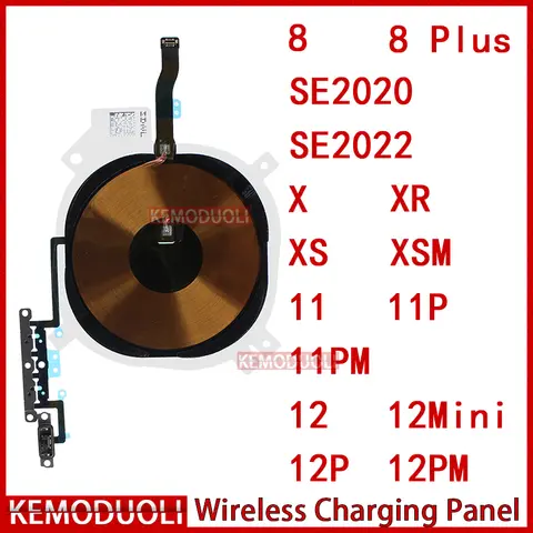 Wireless Charging Coil for IPhone 8 Plus 11 12 X Xr Xs Pro Max Mini SE 2020 2022 Flex NFC Panel