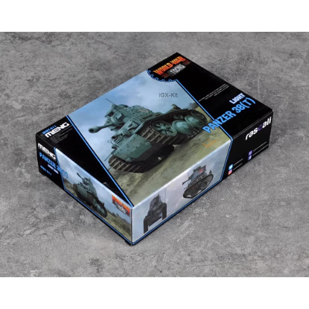 

Q Edition Meng WWT011 German Panzer 38T Light Tank Vehicle Plastic Assembly Model Kit Hobby Craft Toy Building DIY Ornament