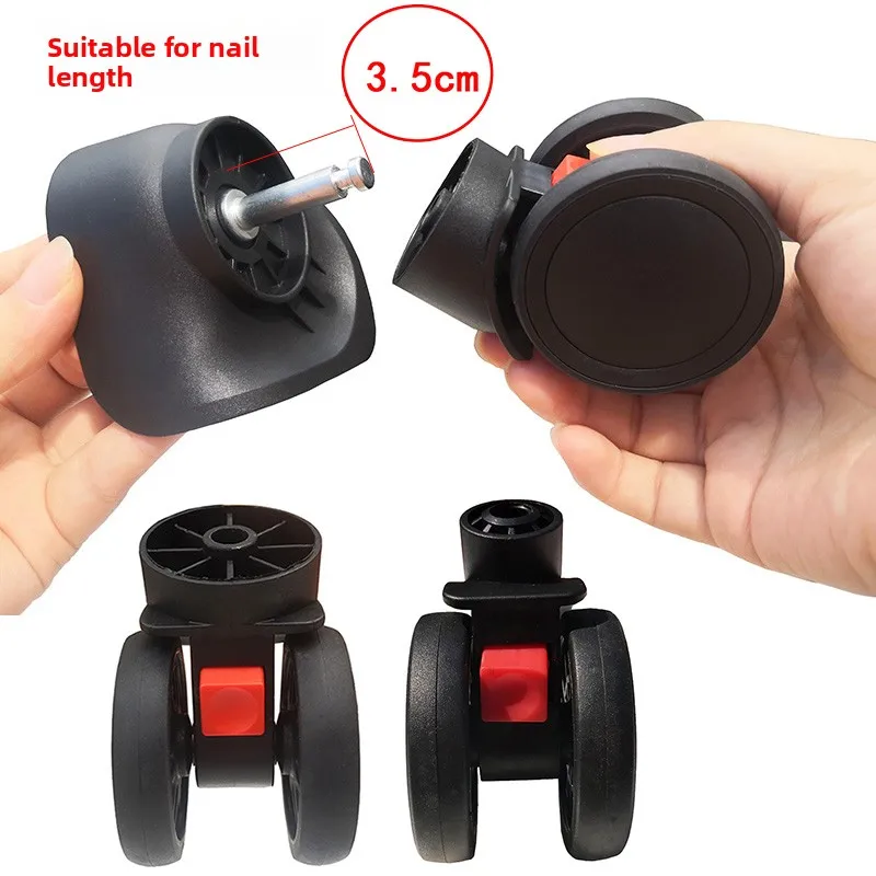 

Road Luggage Wheel Accessories Universal Wheel Suitcase Silent Wear-resistant Detachable Slide Replacement for Carryon Bag