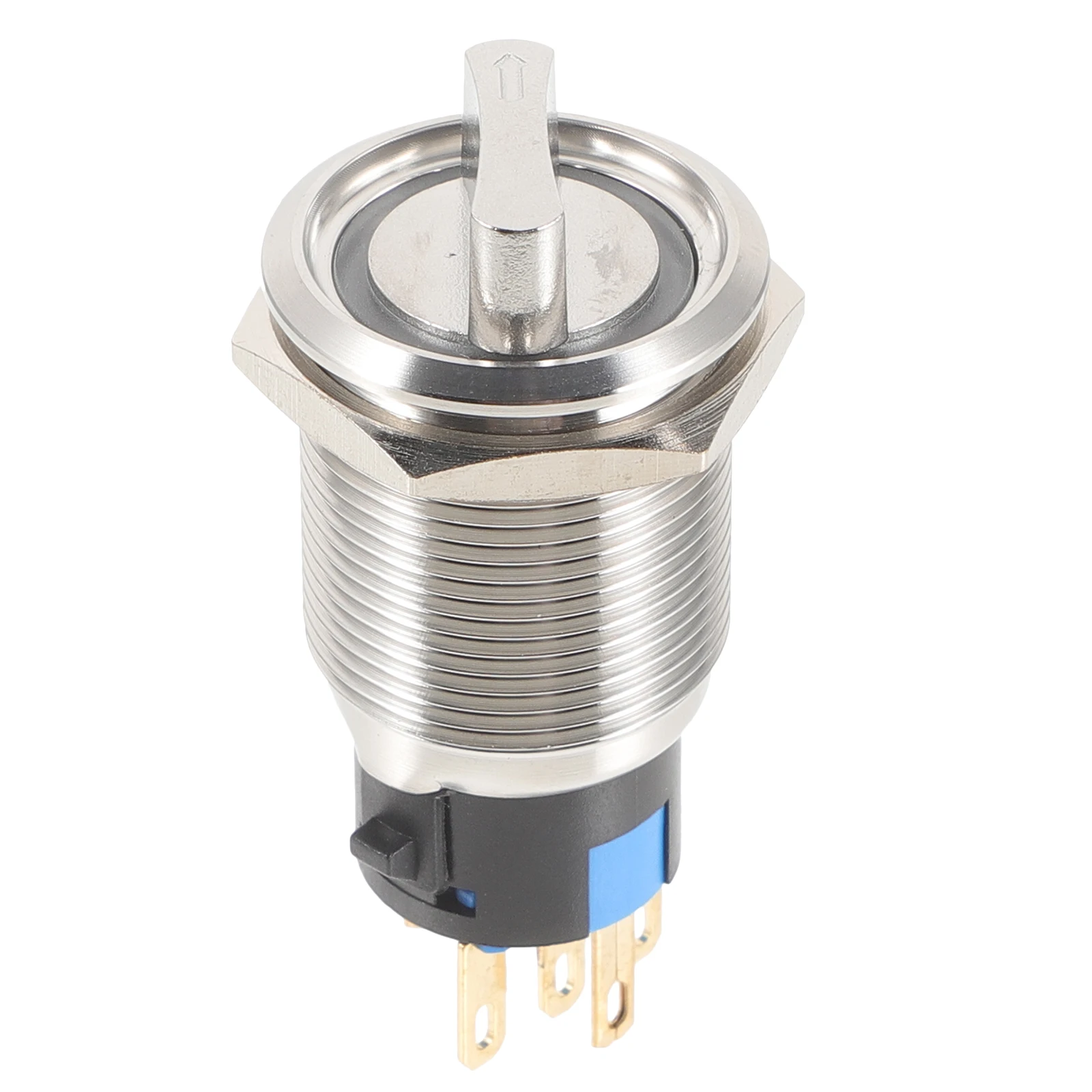 Round Push Momentary Metal Waterproof Mini Self-locking Ignition Flush Marine High Top Button Reset Function für Boote