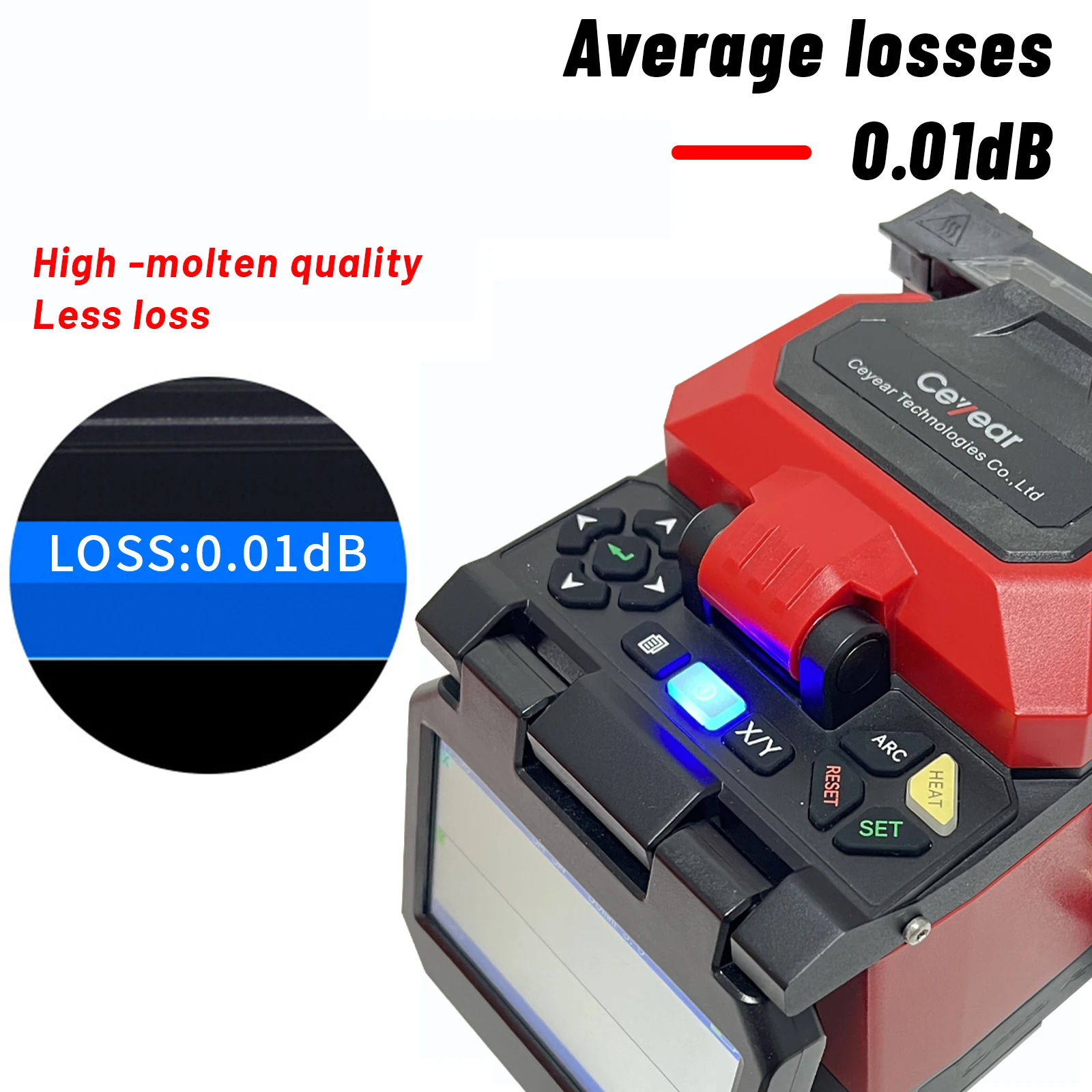 Ceyear6481B1+ Fiber Optic Fusion Machine Professional Optical Communication Equipment for Efficient Connectivity view 2