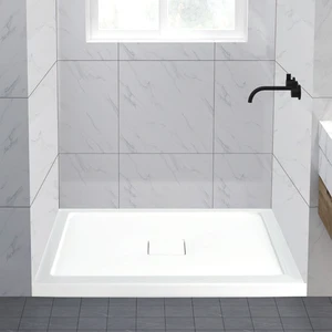 Modern Square Hotel Acrylic Slip-resistant Caravan Shower Tray Base