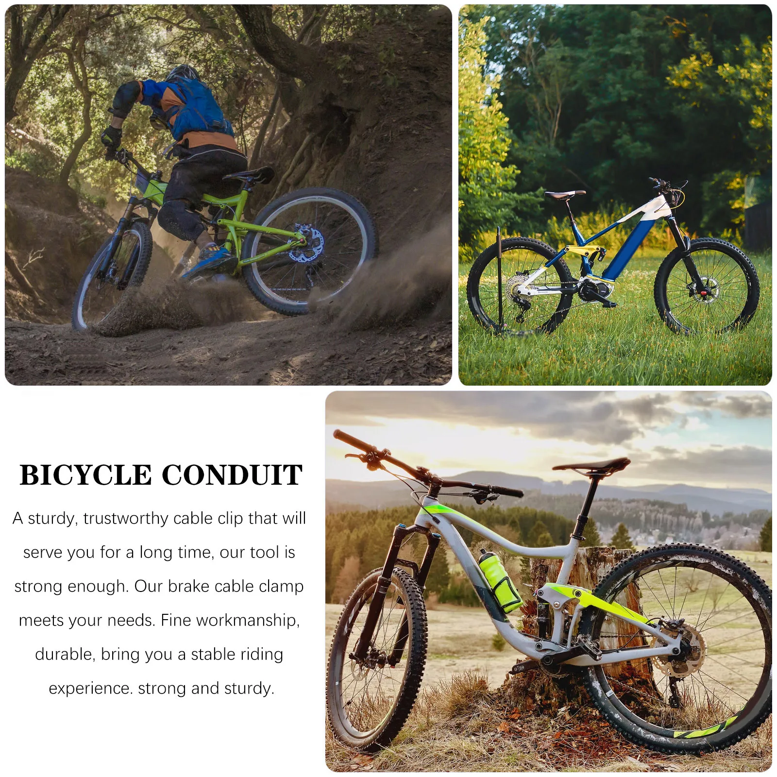 

8 set Derailleur Cable Clip Alloy Shifter Housing Guide Adhesive Seat For Road Bicycle Brake Cable Clamp Tube Mounting Buckle