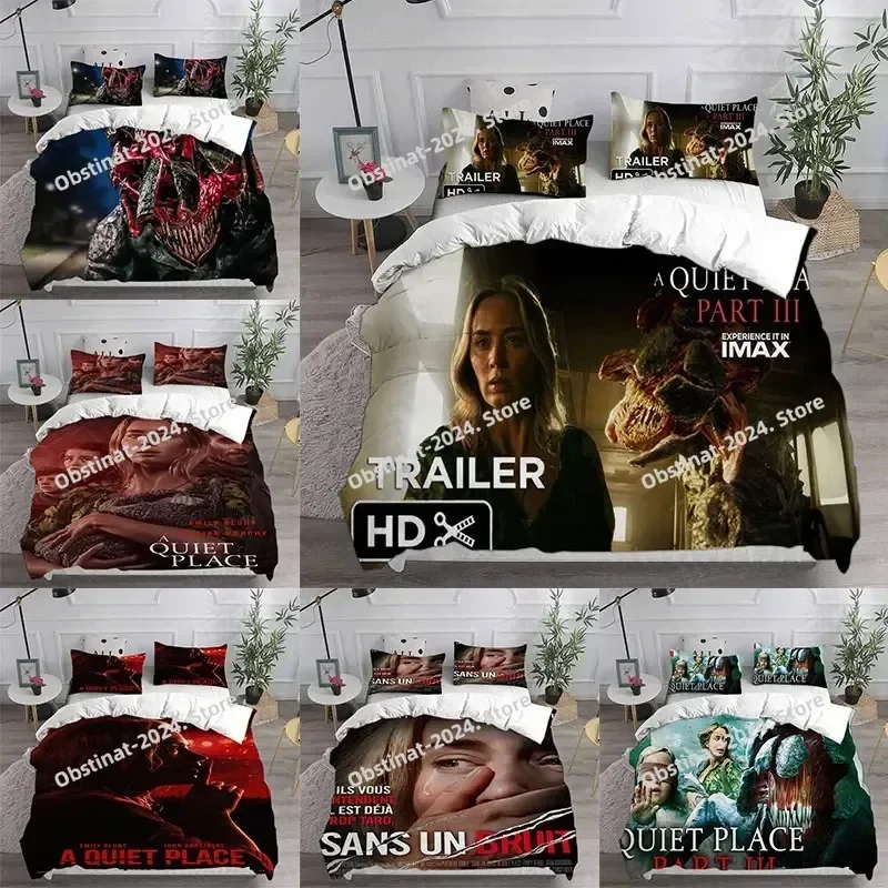 

A Quiet Place Bedding Sets Comforter Quilt Bed Cover Duvet Cover Pillow Case Sets Kids Adult Size