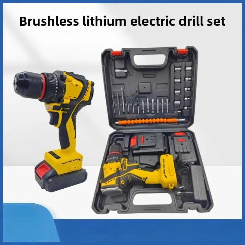 

21 В бесщеточный набор сверл с литиевой батареей, бесщеточный мощный набор сверл со вспышкой, супер крутящий момент