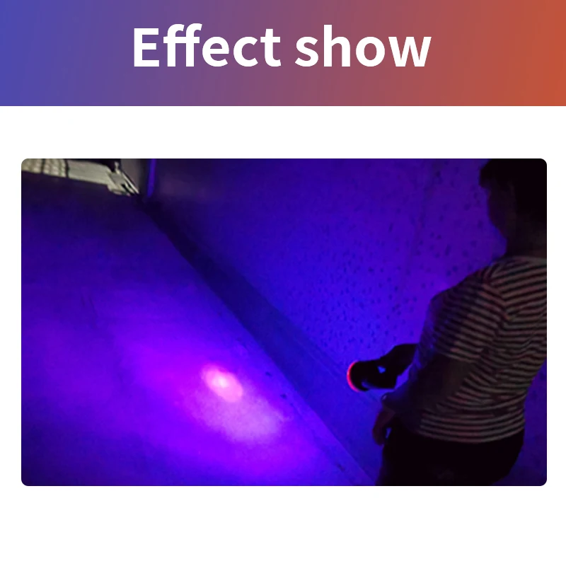 LED Purple Searchlight Catch Scorpion Lighting Flashlight Outdoor Waterproof And Rechargeable