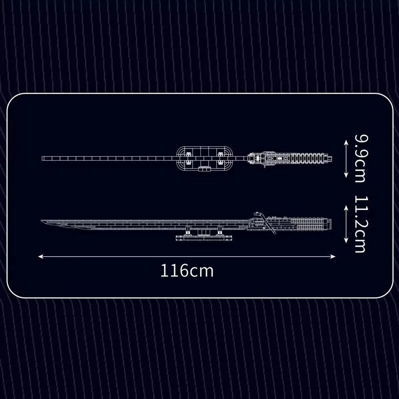 

Mold King 10138 Plan Toys Cool Darksaber со светодиодной подсветкой, строительные блоки, сборка, головоломка, светильник, сделай сам, кирпич, детский рождественский подарок
