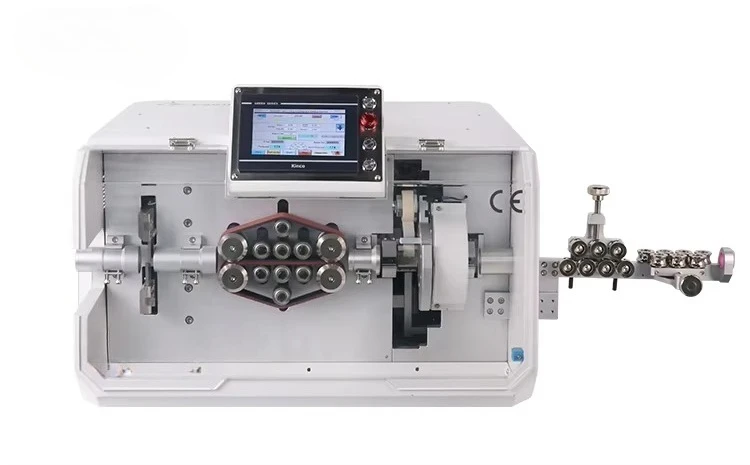 Premium Automatic Corrugated Pipe Cut Machine  EW-12G+ Wrap Tape Tube Cut Machine