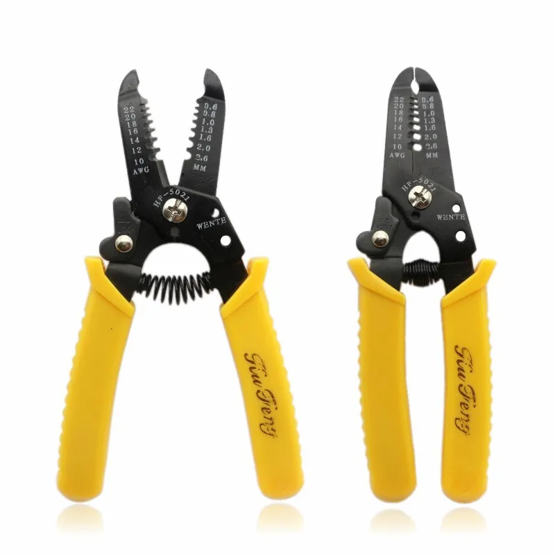 Pinze a crimpare, cavi da taglio e spelatura Terminali per pressatura a freddo, pinze a crimpare specifiche per elettricisti multifunzionali