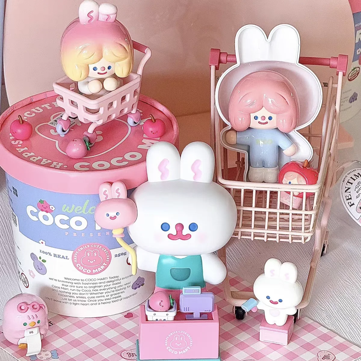 

Rico Blind Box Happy Supermarket Series игрушки аниме фигурка Mystery Box Caixa Caja куклы модные модные украшения подарки