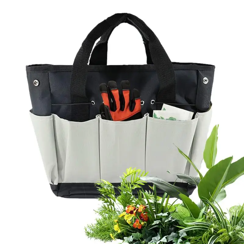 

Garden Tool Bag Gardening Tote Bag Organizer With Pockets & Handle Oxford Fabric Garden Tool Storage Bag For Indoor And Outdoor