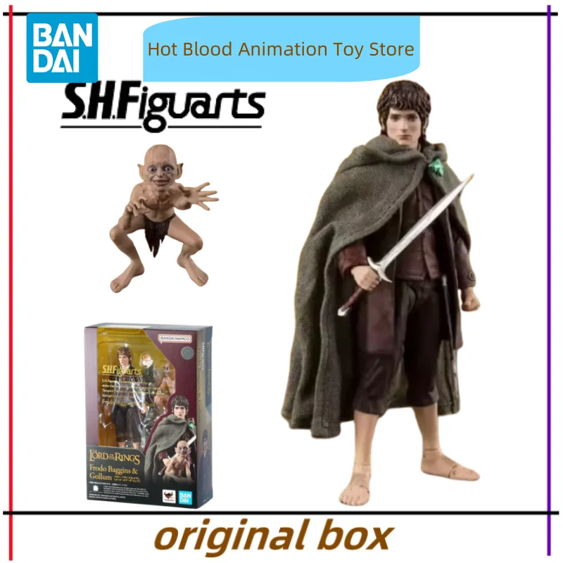 

Bandai Figure Model The Lord of The Rings SHF Frodo Baggins Gollum Anime Figures Toy Collectible Gift for Kids Genuine Brand New