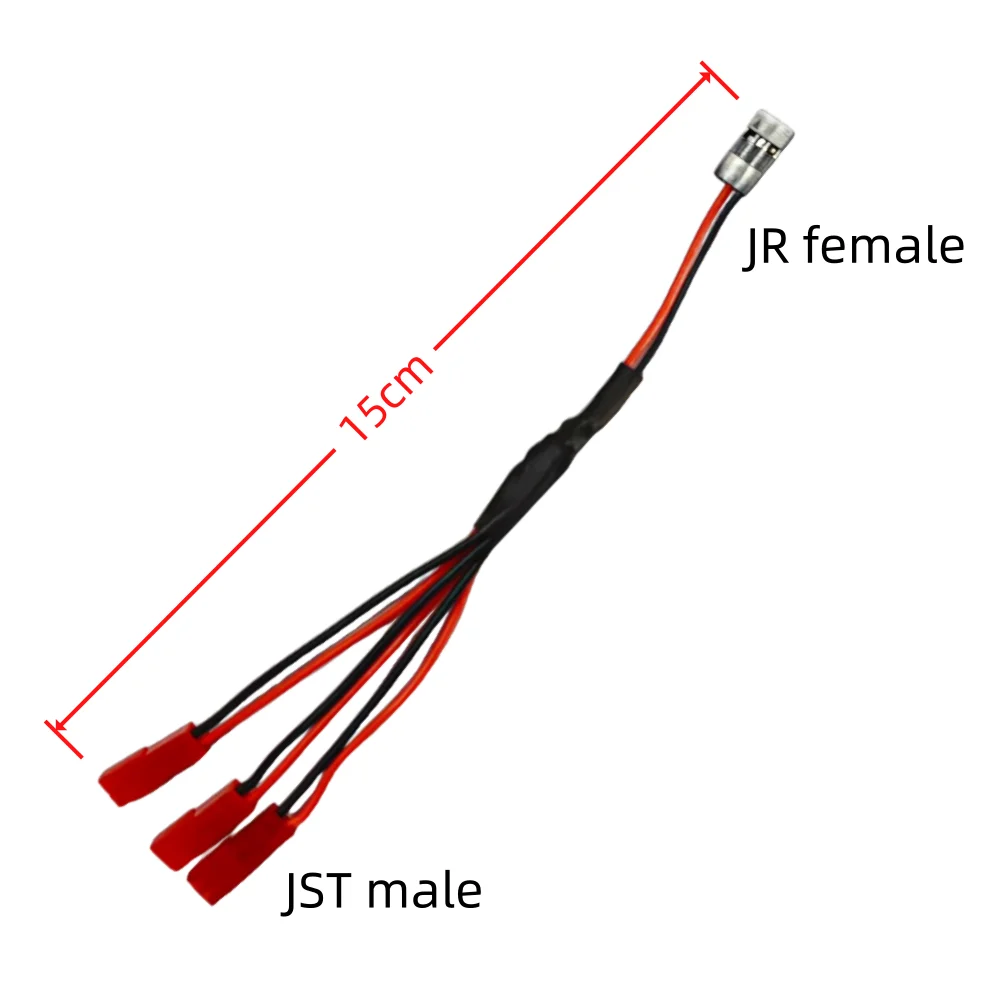 Câble trois en un, alimentation externe, câblage externe JST pour voiture de course RC 1/10 Defender Traxxas Trx4 TRX-6 Tactical Unit Bronco