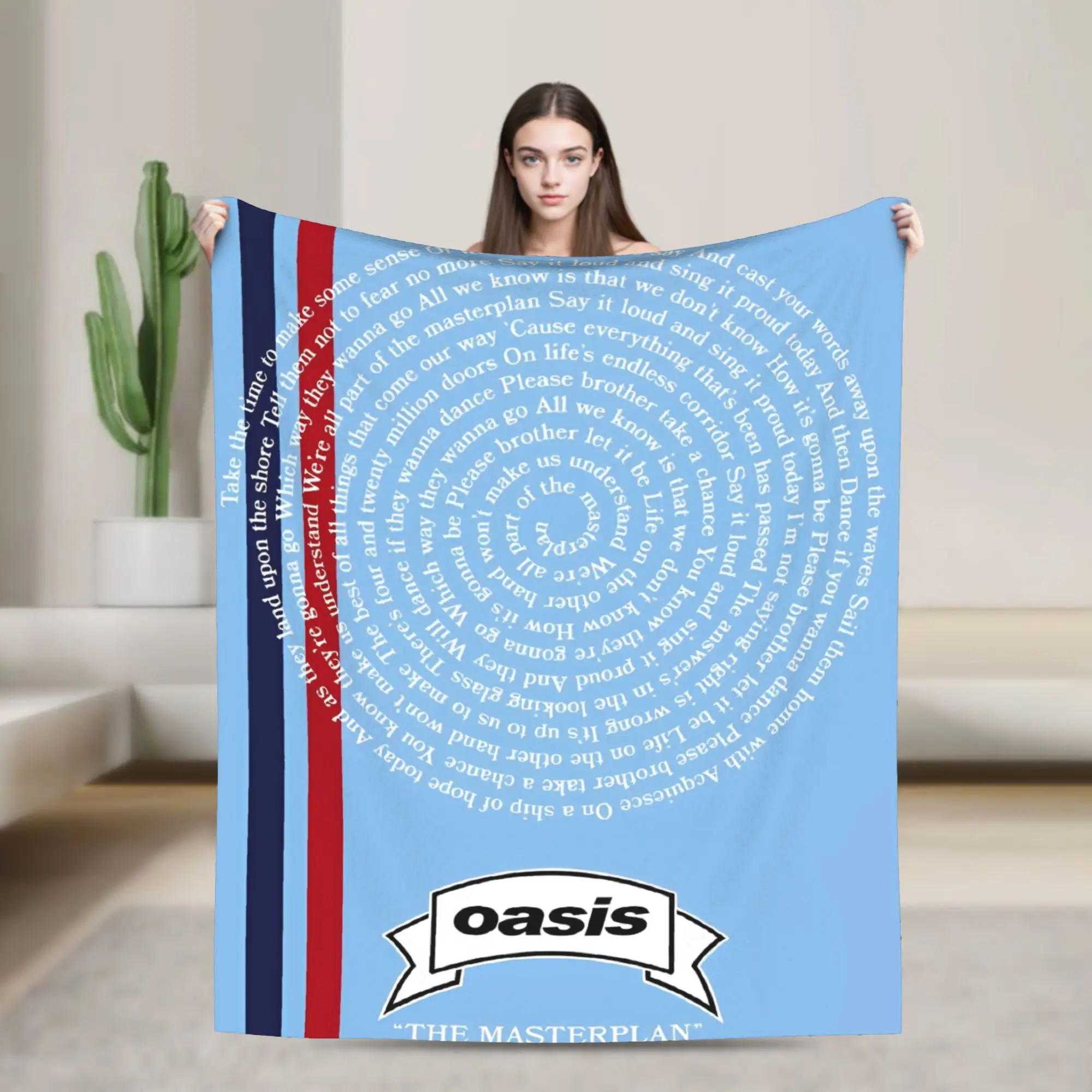 Ossis Band  Super Soft Blanket  Travel Plush Bedding Throws Fluffy Couch Bed Flannel Bedspread Sofa Bed Cover