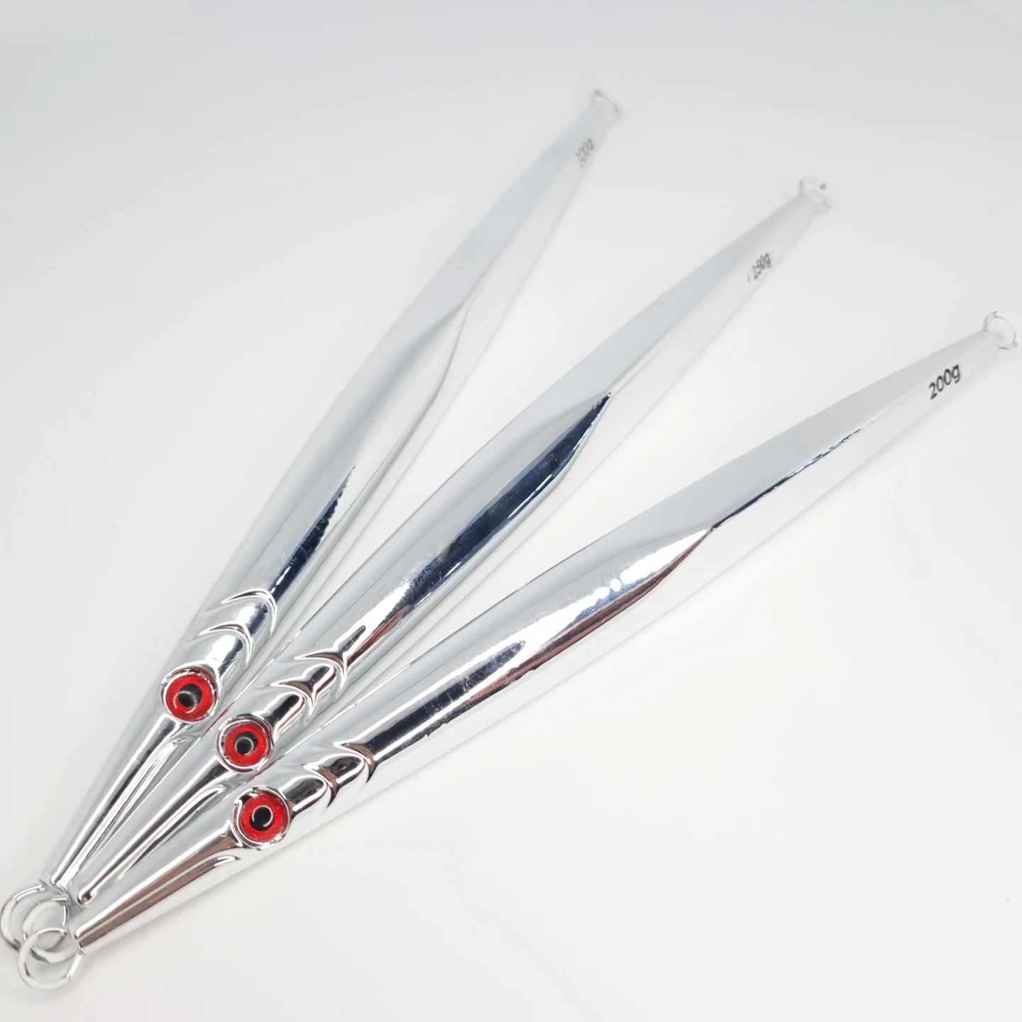 MARISOO Galvanisch Versilberter Eisenplattenköder für Meeresangelruten, 200/250/300/350/400/500g, Ideal für Bernsteinmakrele, Kabeljau, Spanische Makrele – Detail 10