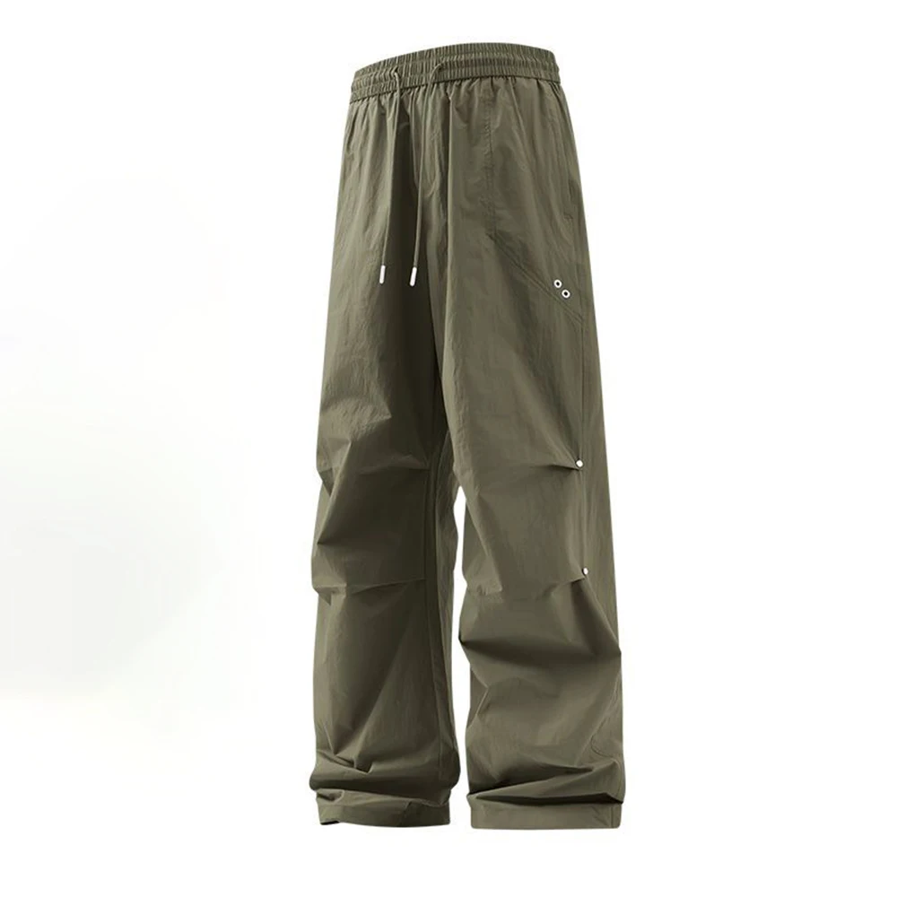 Invisible Open Crotch Outdoor Sex Men's Trekking Pants Cargo Streetwear Loose Pocket Casual Summer New Paratrooper Trousers