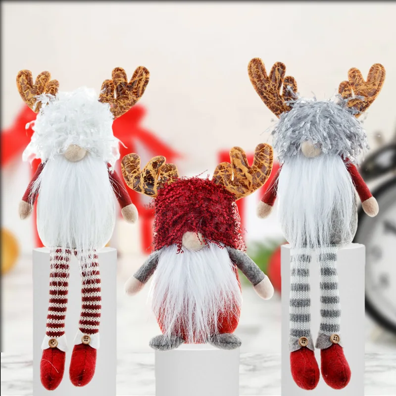 Gnomes Decorations for Home Handmade Valentine Gnomes Plush Doll Christmas Gnomes Farmhouse Kitchen Shelf Tiered Tray Decor