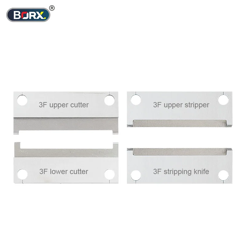 4PCS/SET 3F Pneumatic Cable Peeling Machine Blade Cutter for 3F Wire Stripping Machine Pneumatic Peeling Gas electric Stripper