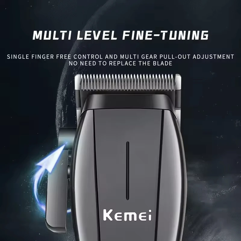 Kemei KM-2286 KM-2295 Manufacturer Electric Hair Clippers Professional Barber Hair Trimmer For Men Cordless Cutting Machine Kit