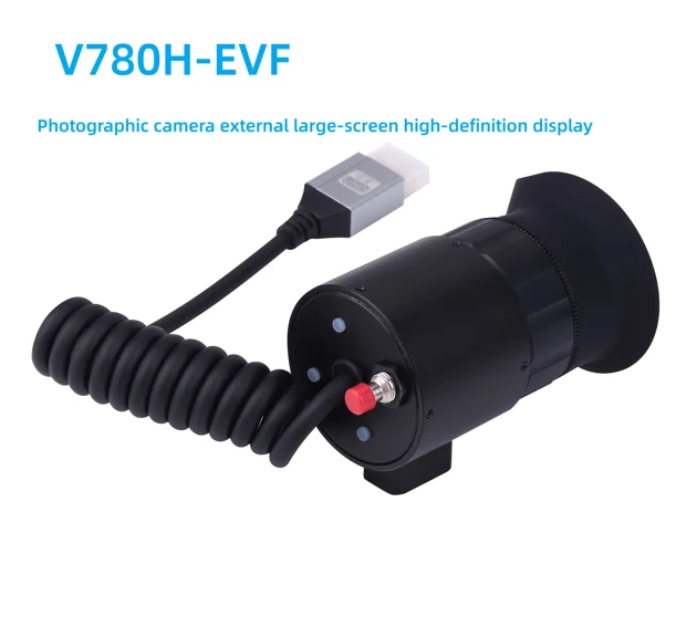 V780H Portable Large Screen HDMI 0.7inch 1920×1080 pixels FHD/1080p Electronic Viewfinder Photographic Camera External Display